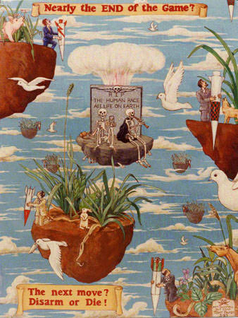 A12b.-Presque-la-fin-du-jeu.-Plume-encre-et-lavis-acrylique-Commission-pour-larticle-sur-le-desarmement-nucleaire-pour-Pontiac-C.N.D.-Canada