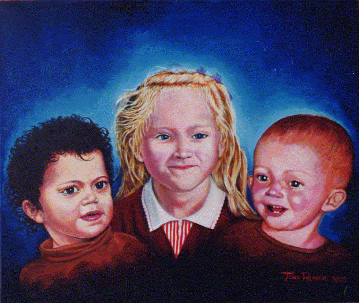 A3.-Portrait-de-les-petite-enfants-de-ma-client.-Command.-Huil
