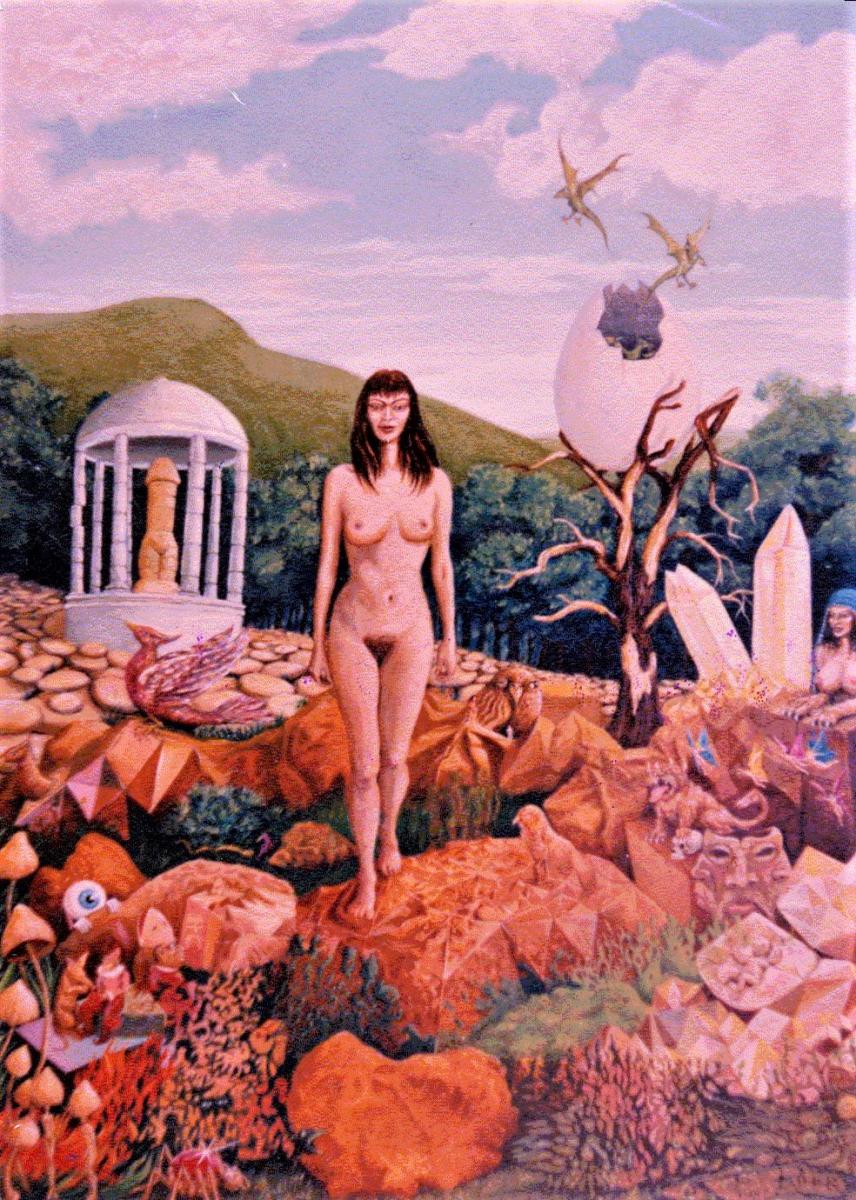 A2.-‘RETOUR-DU-SANCTUAIRE.-1987-Huile.-Vendu