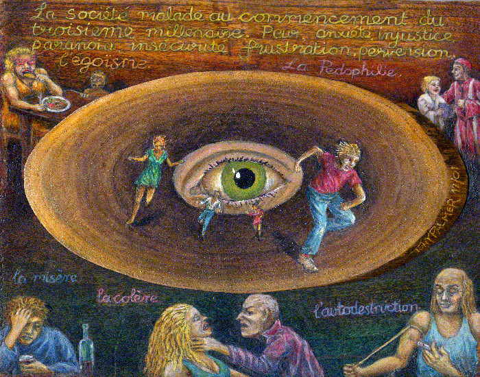 A69.-Our-Sick-Society-at-the-start-of-the-new-millenium.-Oil-2001